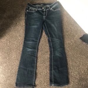 apt 9 - blue boot-cut cowboy jeans